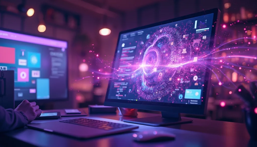 Visuel représentant l'intelligence artificielle générative dans le marketing digital