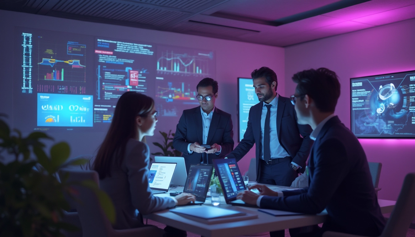 Illustration de l'IA générative améliorant la création de contenu pour les PME