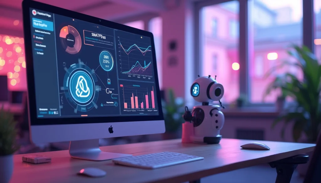 Illustration représentant des chatbots et voicebots pour l'automatisation des processus dans les PME suisses