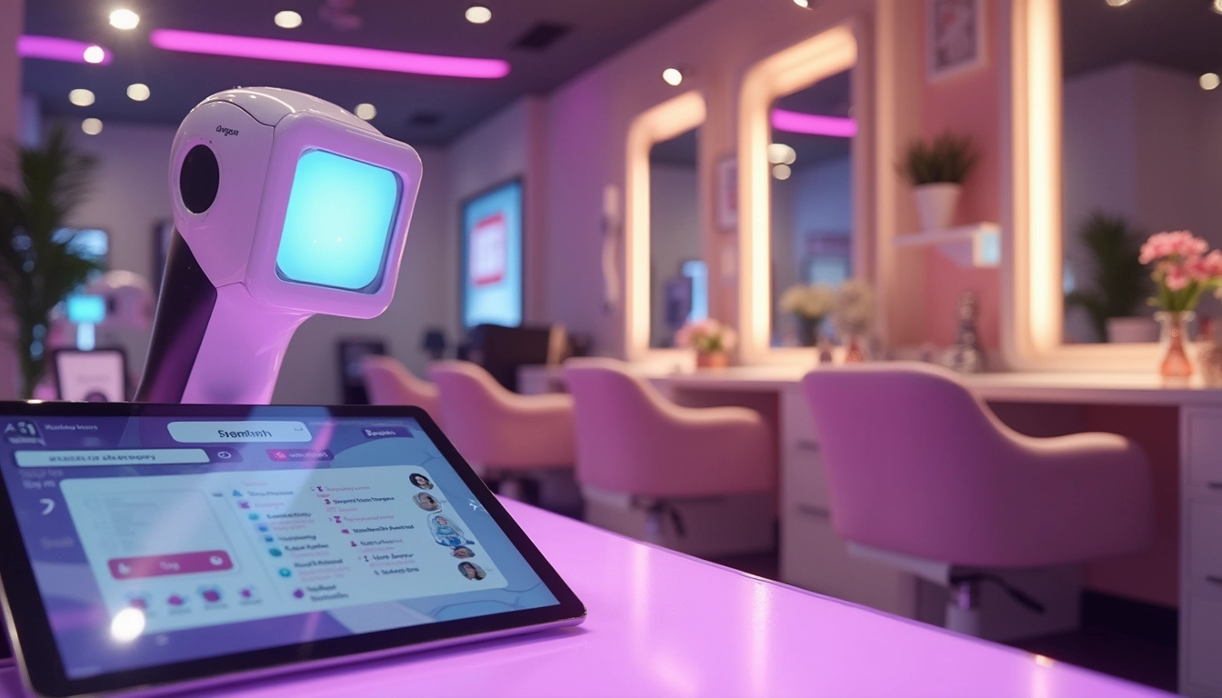 Chatbot et voicebot interactifs utilisés dans un institut de beauté pour la prise de rendez-vous