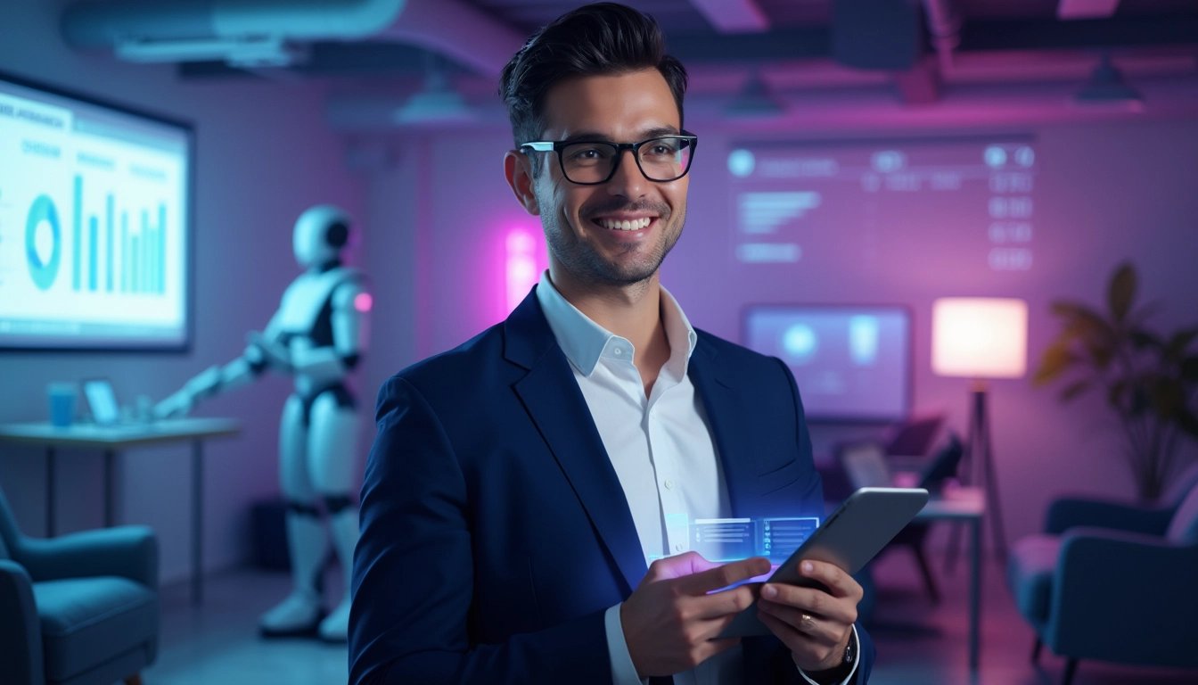 Interface d'un chatbot automatisant la gestion client pour PME