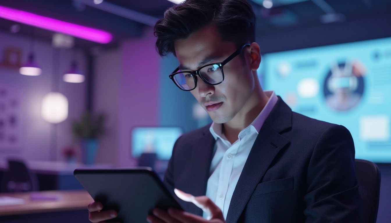 Illustration d'un chatbot automatisant des tâches au sein d'une PME