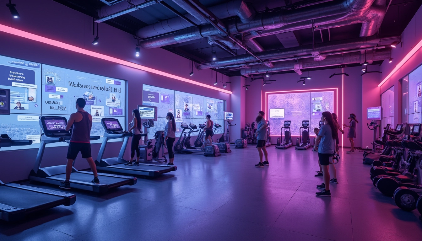 Chatbot interactif pour centres de fitness offrant des réponses instantanées