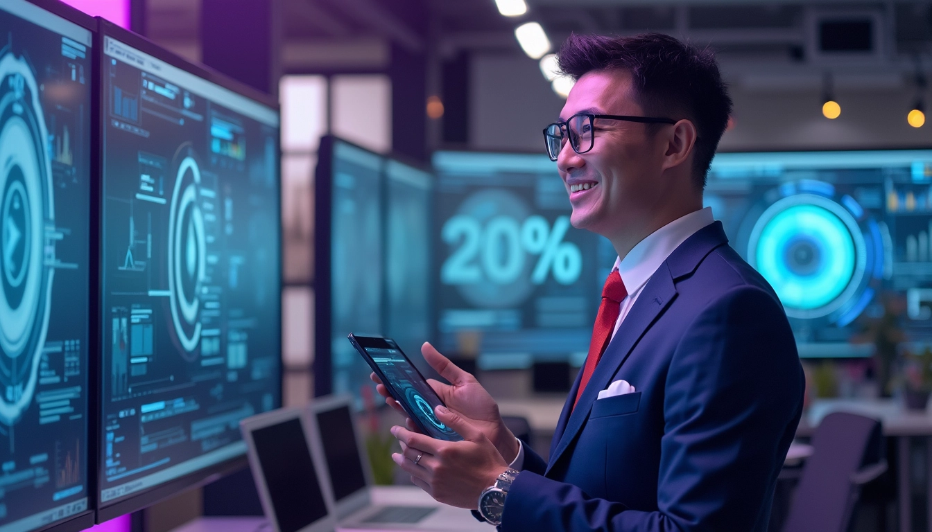 L'intelligence artificielle améliorant l'efficacité des PME grâce à l'automatisation.