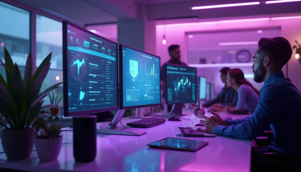 Illustration montrant les solutions d'intelligence artificielle pour améliorer la productivité des PME