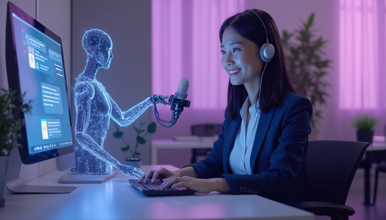 Voicebot pour le service client dans une agence immobilière fournissant une assistance 24/7