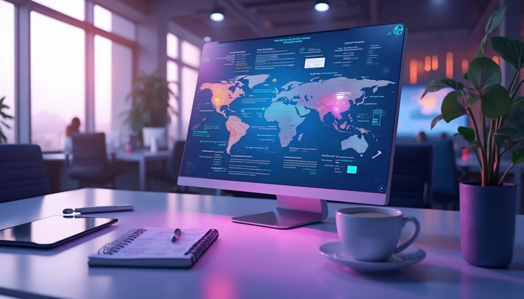 Un chatbot IA aidant un client avec une requête en ligne