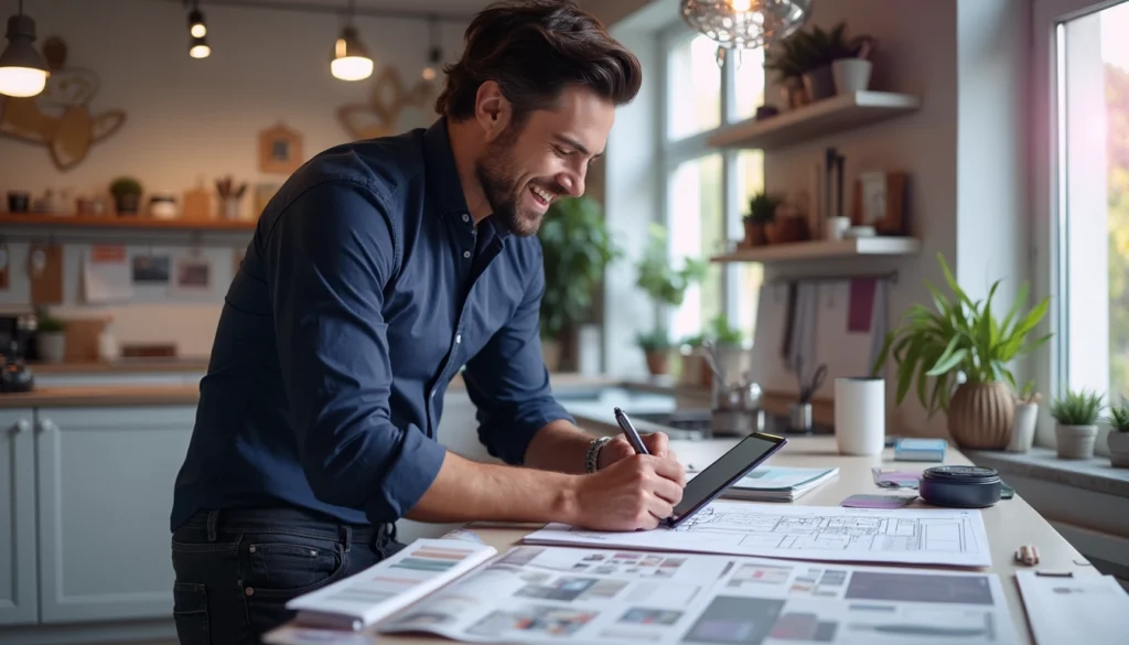 Cuisiniste utilisant un chatbot pour automatiser la génération de prospects