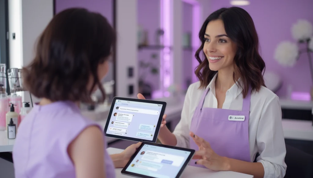 Chatbot intelligent interagissant avec un client dans un institut de beauté