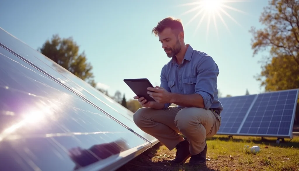 Installateur de panneaux photovoltaïques utilisant des outils d'intelligence artificielle