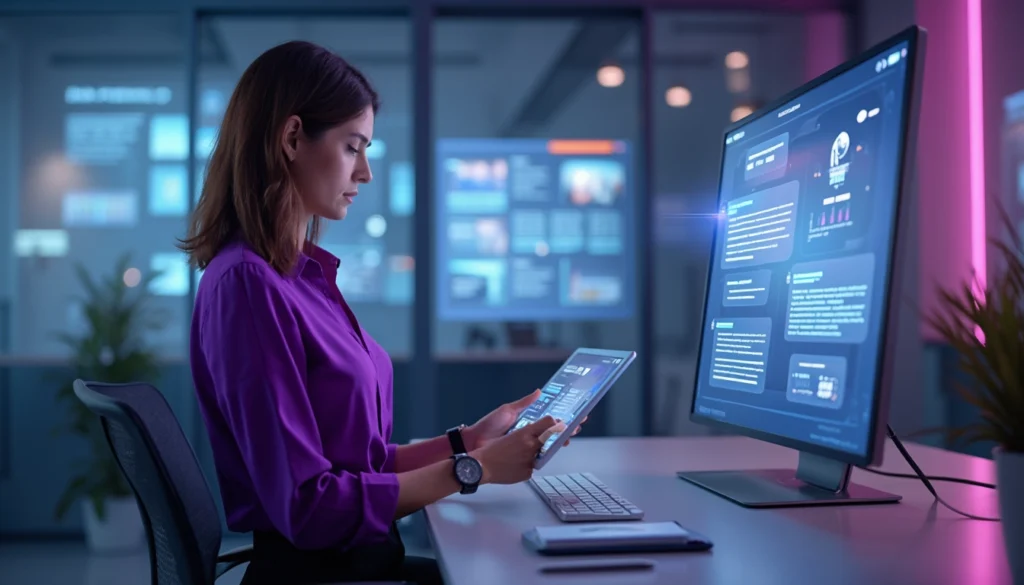 Chatbot interactif pour le recrutement dans une agence immobilière, optimisant le processus de candidatures.