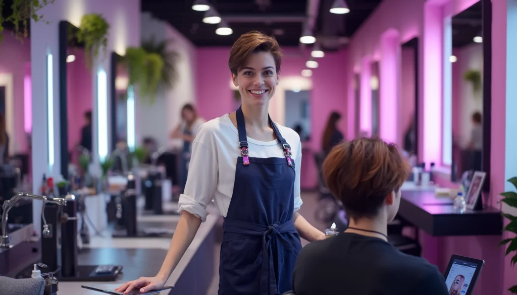 Chatbot interagissant avec un client pour la prise de rendez-vous dans un salon de coiffure