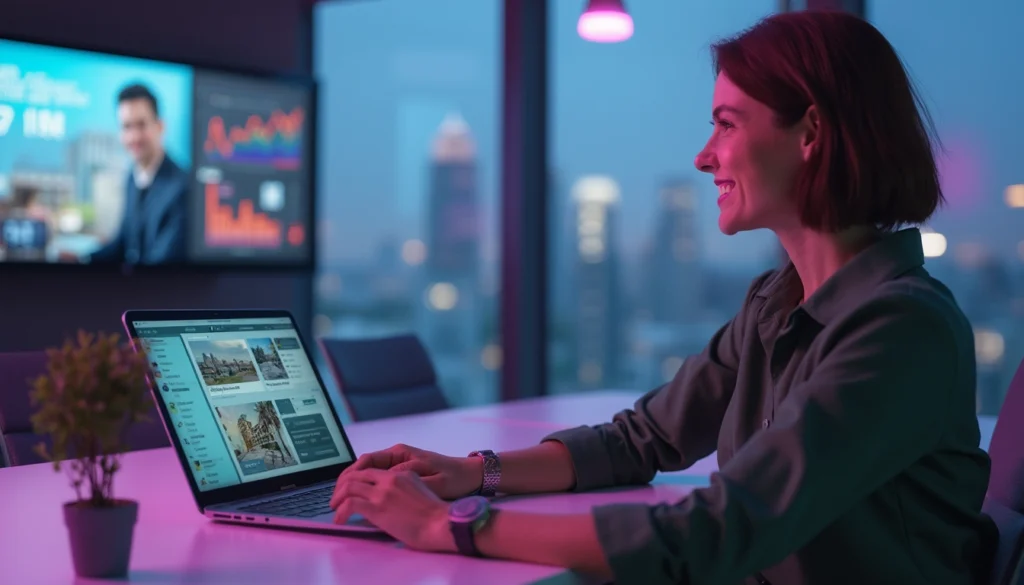 Visuel représentant l'intelligence artificielle utilisée par des agences immobilières pour améliorer le service client.