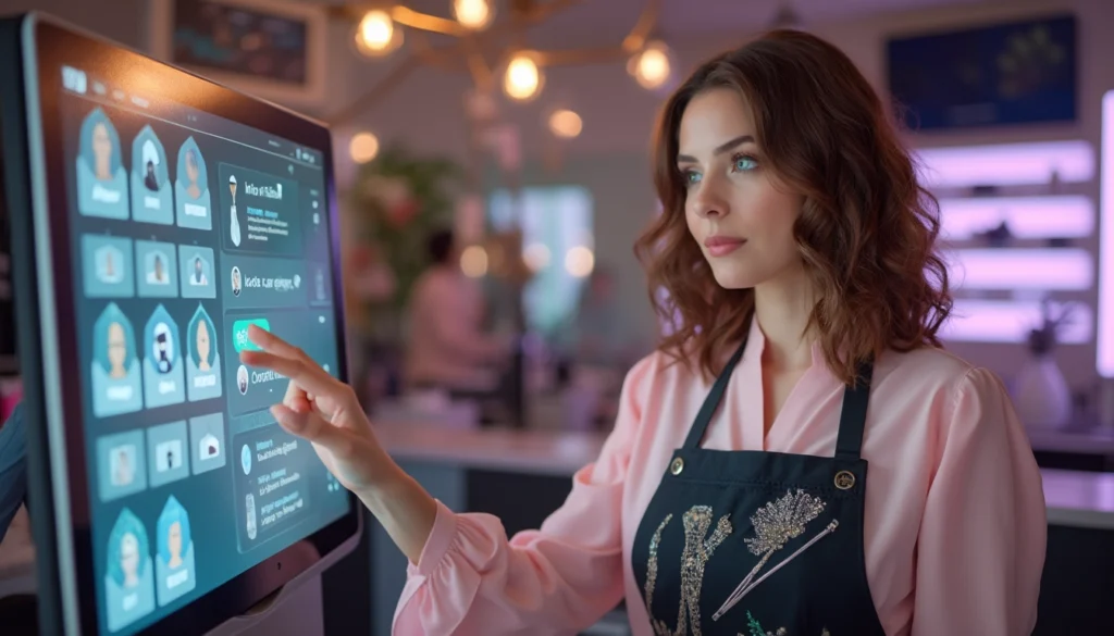 Voicebot assisté par IA pour salons de coiffure et instituts de beauté, facilitant la prise de rendez-vous