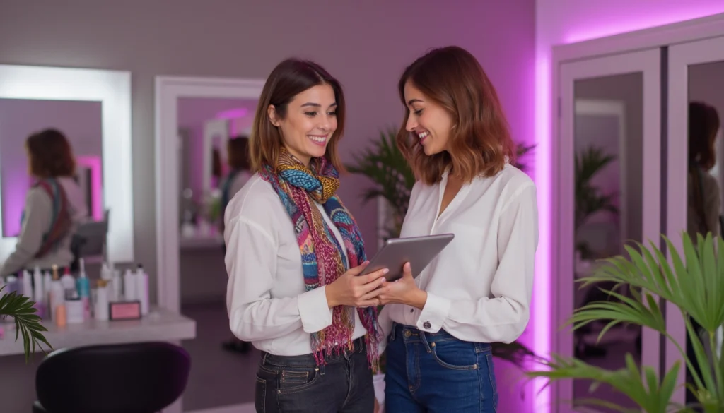 Chatbot interactif pour instituts de beauté, améliorant la gestion des rendez-vous