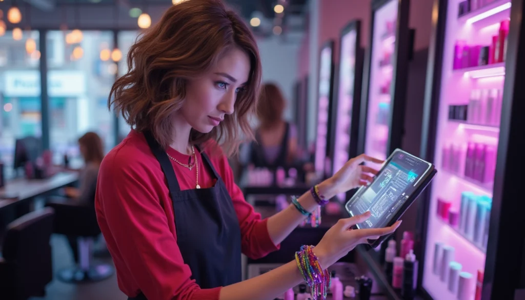 Chatbot interactif pour salon de coiffure, offrant un service 24/7 aux clients