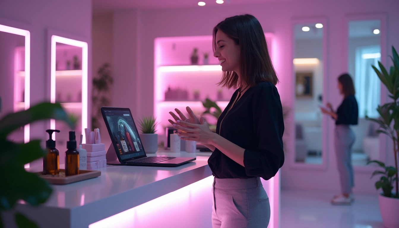 Voicebot interactif améliorant l'expérience client dans un salon de coiffure