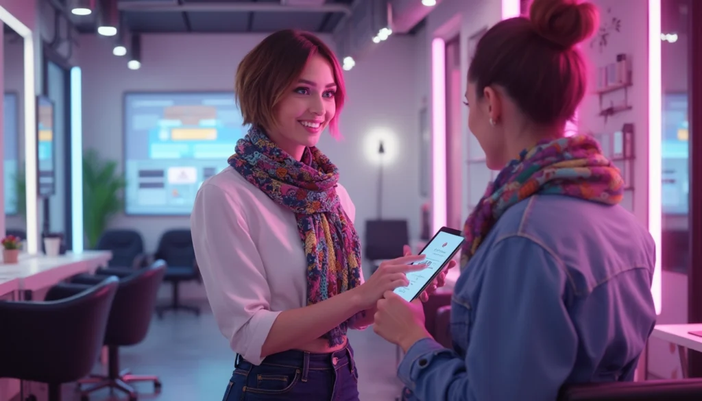 Voicebot interactif pour salons de coiffure, améliorant l'expérience client avec des réponses instantanées