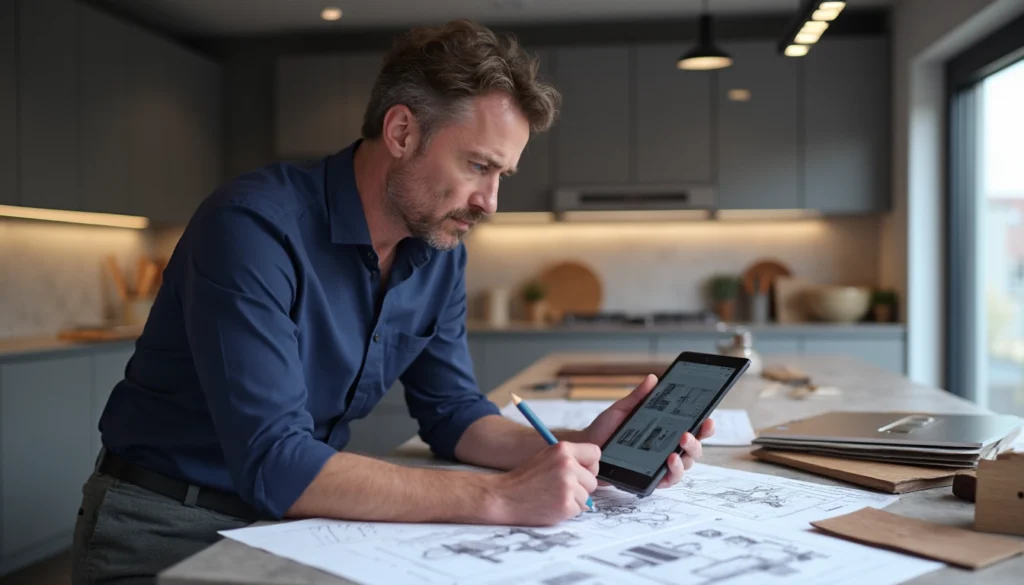 Chatbot offrant une assistance 24/7 pour les cuisinistes, facilitant la prise de rendez-vous