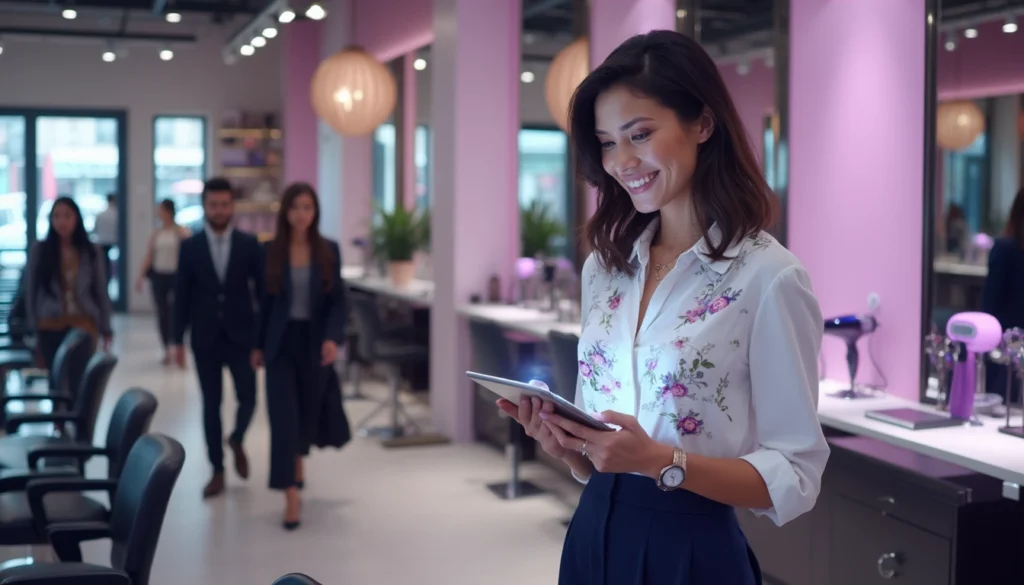 Chatbot interactif utilisé dans un institut de beauté pour des services clients optimisés