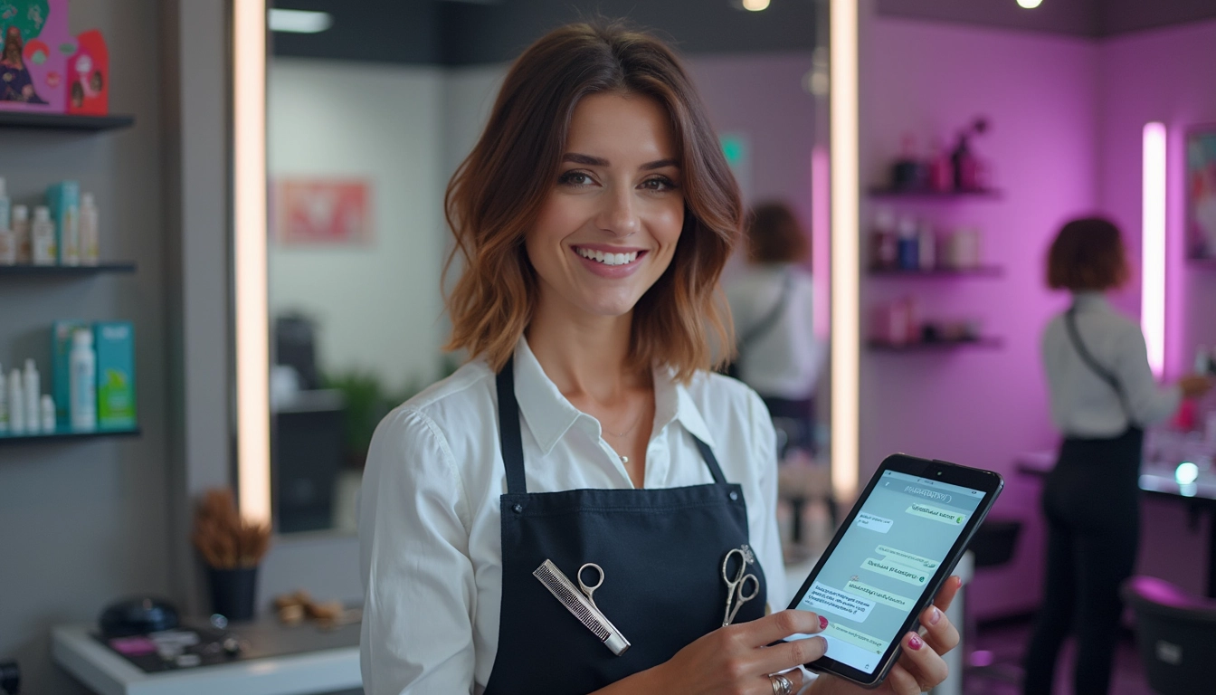 Chatbot interactif pour PME améliorant la prise de rendez-vous et l'expérience client.