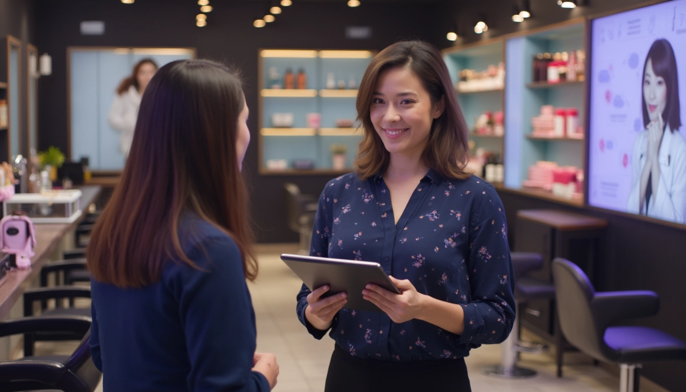 Chatbot pour la prise de rendez-vous dans un institut de beauté, service client 24/7