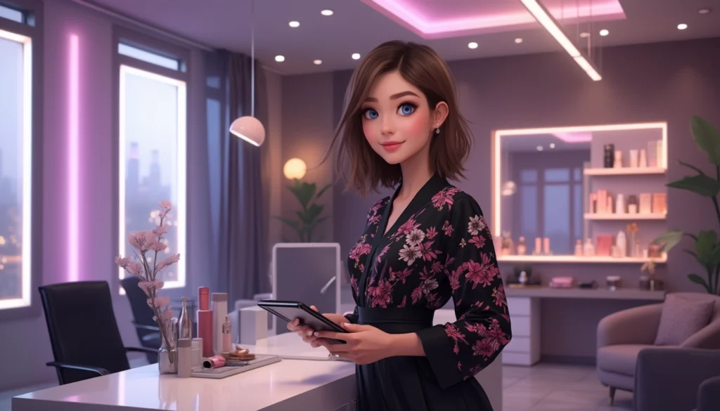 Chatbot interactif sur un site internet d'un institut de beauté pour la prise de rendez-vous