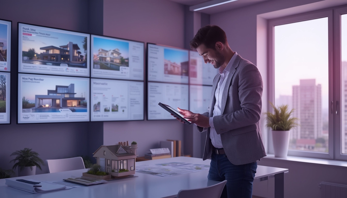 Chatbot immobilier interagissant avec un client en ligne pour répondre à des questions