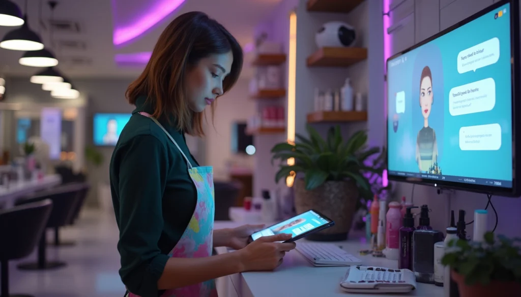 Logiciels de gestion et chatbots pour améliorer la productivité dans un institut de beauté