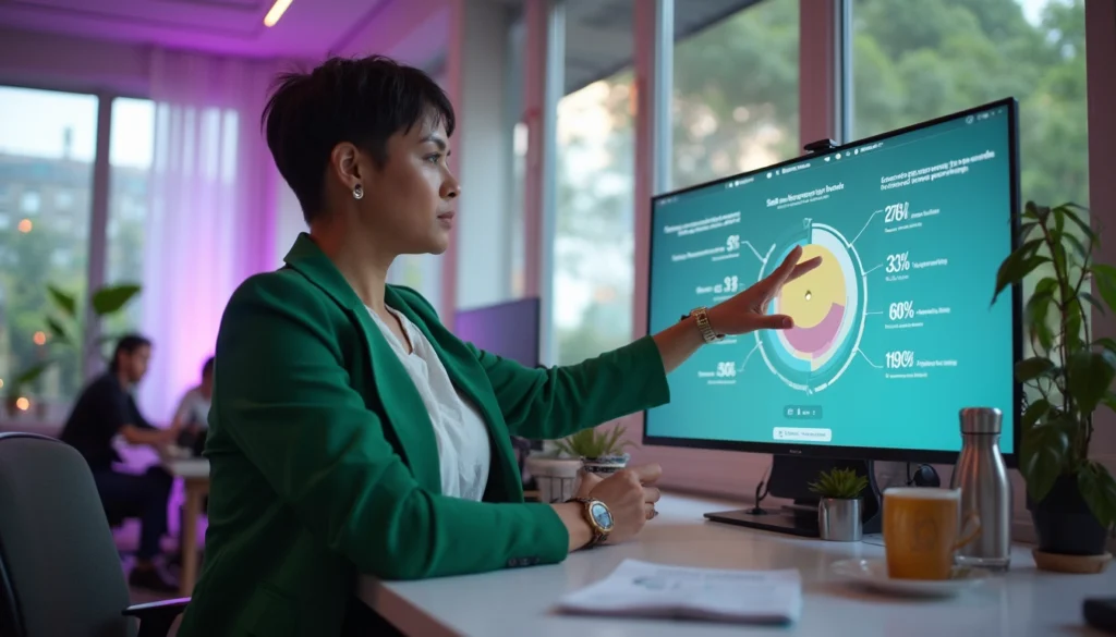 Maison écologique équipée de panneaux photovoltaïques sous un ciel bleu