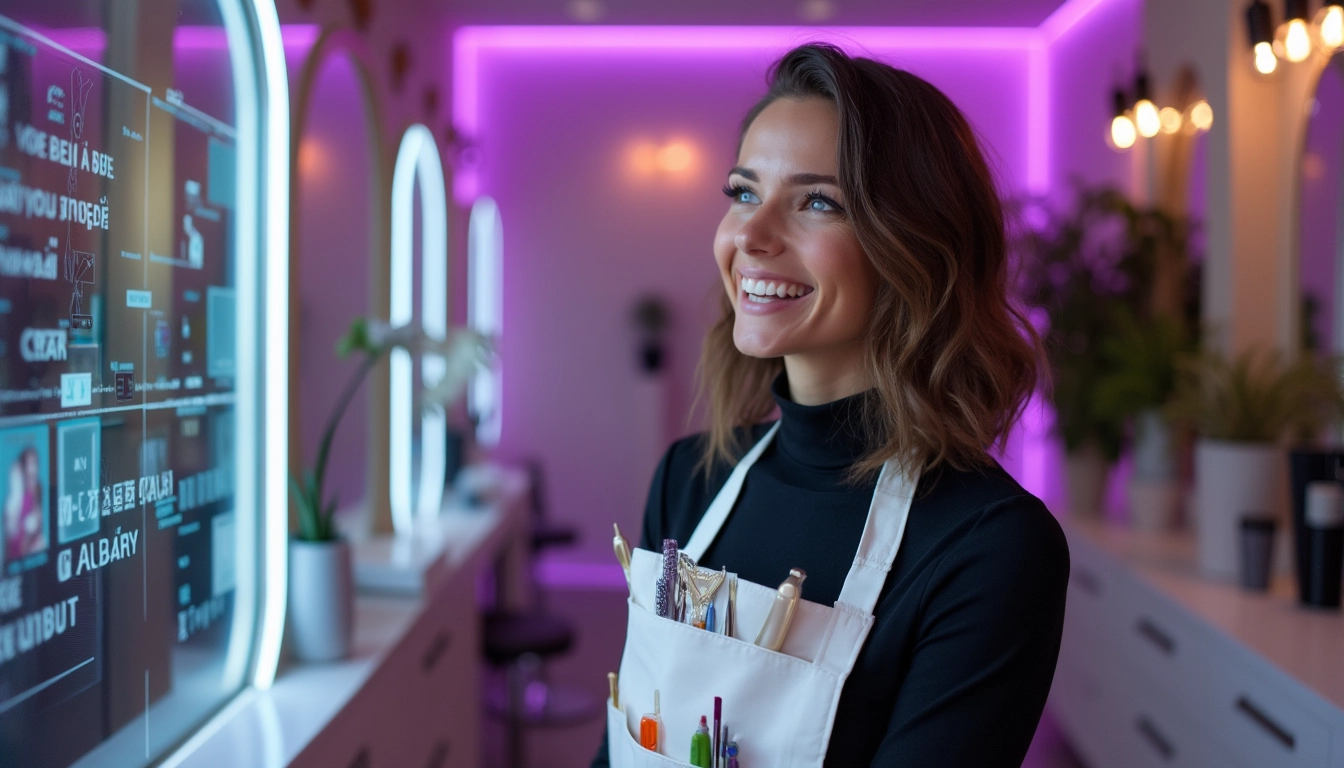 Voicebot interactif pour réservation dans un institut de beauté.