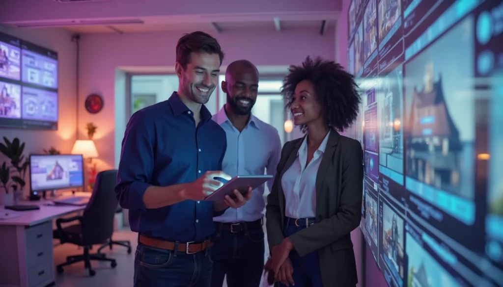 Graphique illustrant les avantages des plateformes d'IA pour les agences immobilières et garages automobiles