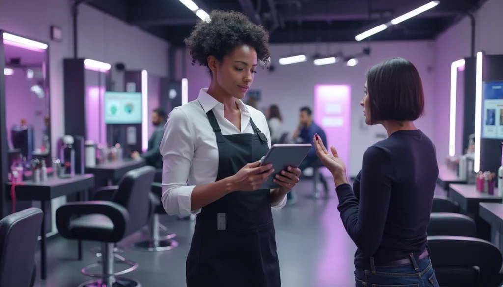 Salons de coiffure utilisant des services automatisés pour améliorer l'efficacité